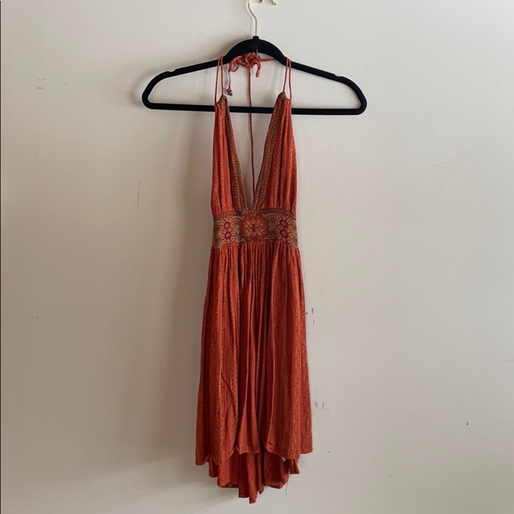Free people halter dress